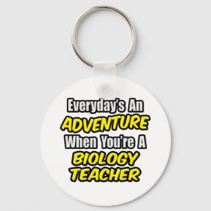 Chaveiro Todos os dias é uma Aventura...Professora de Biolo