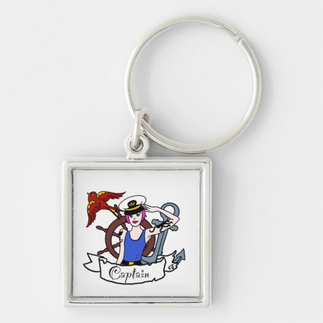 Chaveiro Todos os indivíduos LGBTQ punk marinheiro destacam (Frente)