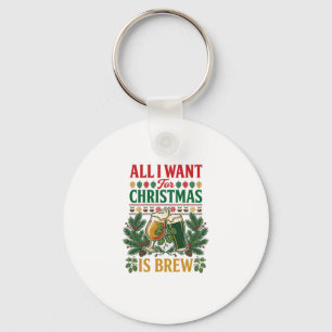 Chaveiro Todos Querem Copos de Cerveja Cerveja de Natal Pin