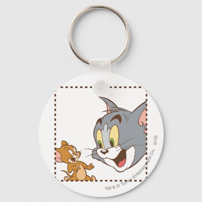 Chaveiro Tom and Jerry Stamp (Frente)