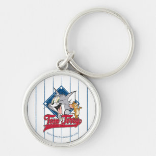 Chaveiro Tom And Jerry   Tom And Jerry On Baseball Diamond
