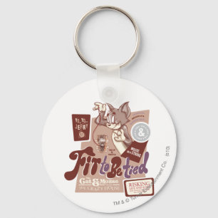 Chaveiro Tom e Jerry Ajustados de serem amarrados