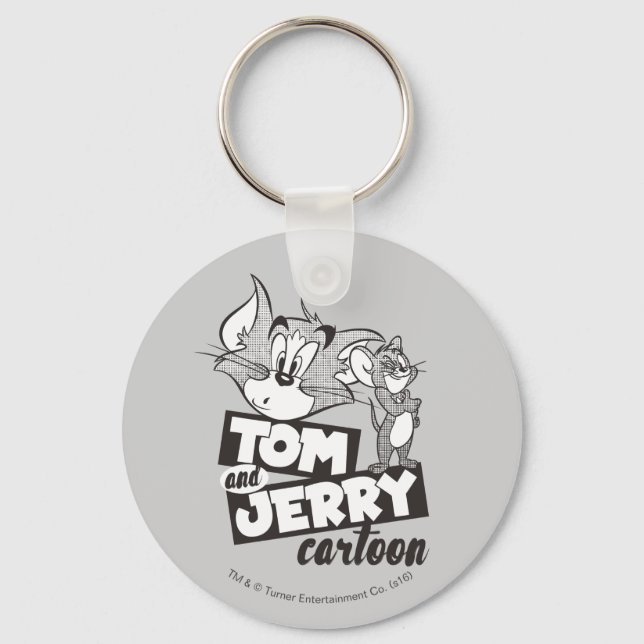 Chaveiro Tom E Jerry | Cartoon Tom E Jerry (Frente)