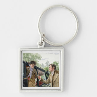 Chaveiro Tom handing Mary out of a carriage