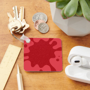 Chaveiro Tomate Vermelho Splatter – Personalizável