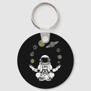 Chaveiro Tome esta camisa de yoga astronauta como aniversár