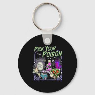 Chaveiro Tome Sua Ison Beba-Me Festa De Bruxas De Halloween