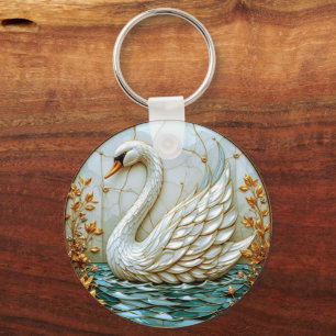 Chaveiro Tons Swan Jewel Vidro Arrependido #1