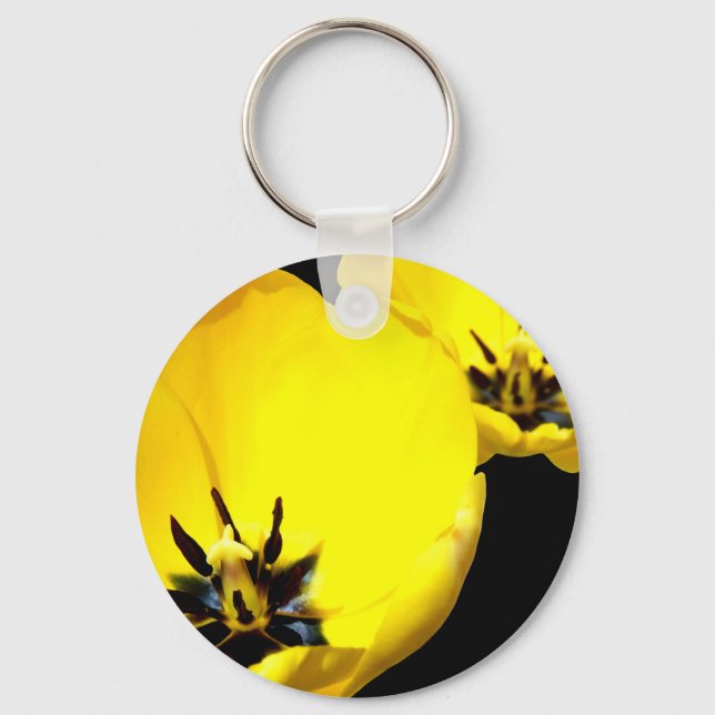 Chaveiro Toque de Chave de Tulipa Amarelo (Frente)