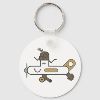 Chaveiro Toque de chave do botão do avião