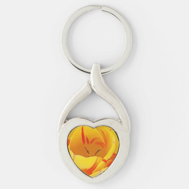 Chaveiro Toque de Chave Metálica Amarelo (Frente)