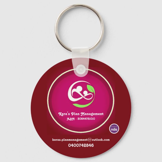 Chaveiro Toque de Tecla de Botão (Frente)