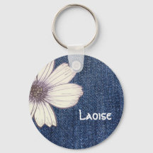 Toque de Tecla do Padrão de flor do Marinho de Nom