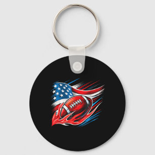 Chaveiro Torcendor de Futebol Patriota Bandeira Americana 4