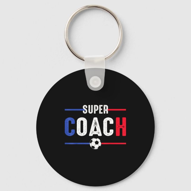 Chaveiro Torcida de Treinador de Futebol Engraçado  (Frente)