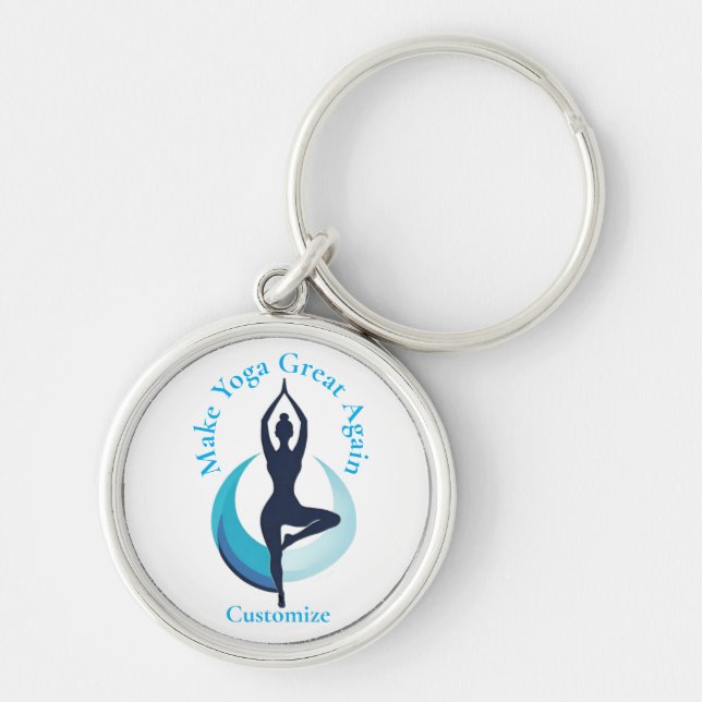 Chaveiro Tornar Excelente Yoga Novamente Thunder_Cove (Frente)