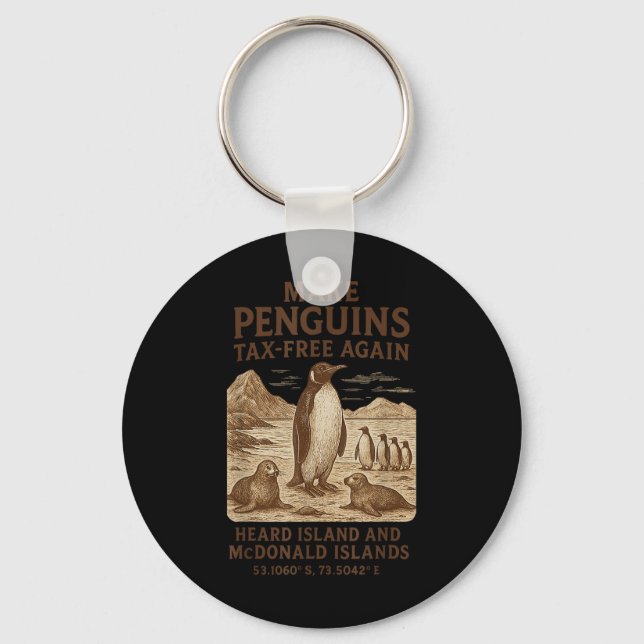 Chaveiro Tornar O Pinguim Isento De Imposto Novamente - Res (Frente)