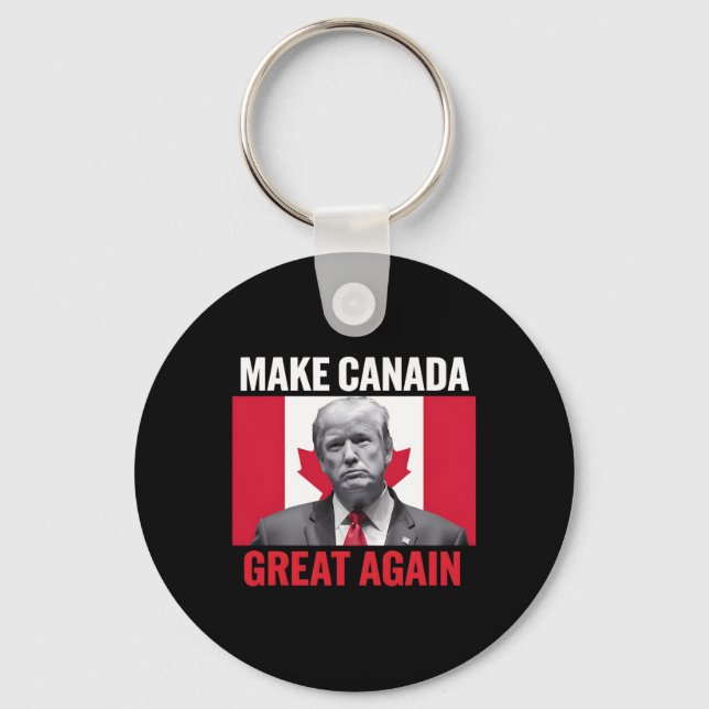 Chaveiro Torne o Excelente do Canadá novamente engraçado Ba (Frente)