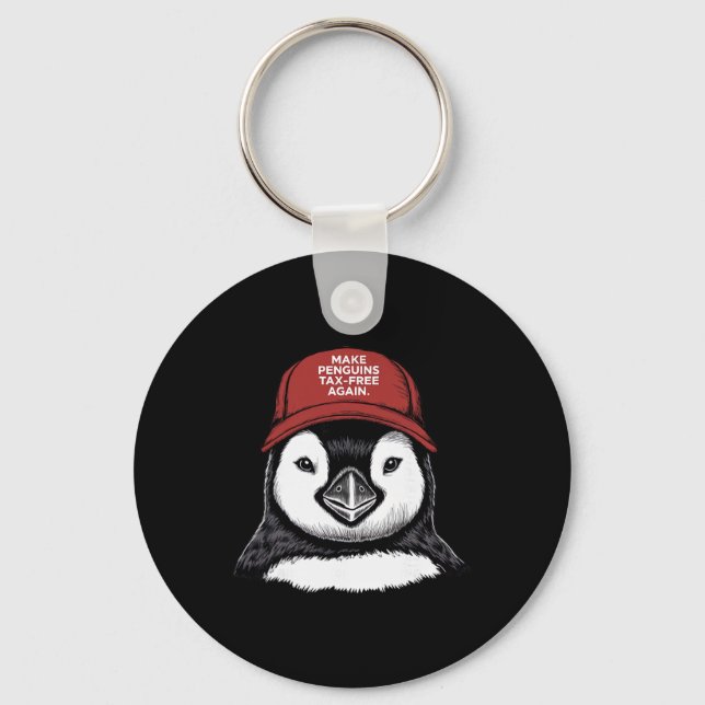 Chaveiro Torne o Pinguim Isento de Impostos Novamente - Res (Frente)