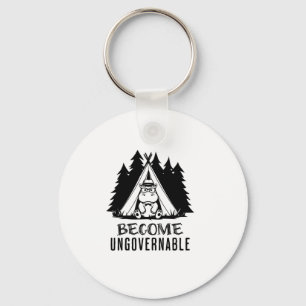 Chaveiro Torne-se um bebê engraçado ingovernável Hippo Moo 