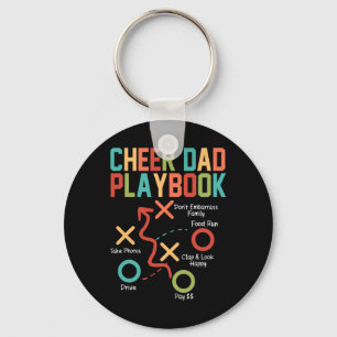 Chaveiro Torneio de Cheer Pai Cheerleading Pai Dia dos Pais