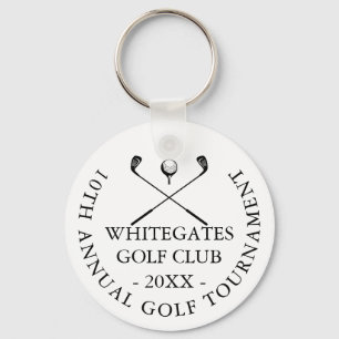 Chaveiro Torneio de Golfe Clássico Moderno Personalizado