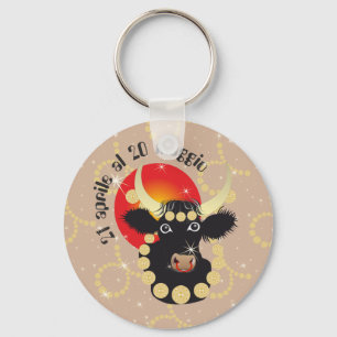 Chaveiro Toro 21 prile al 20 maggio Portachiavi