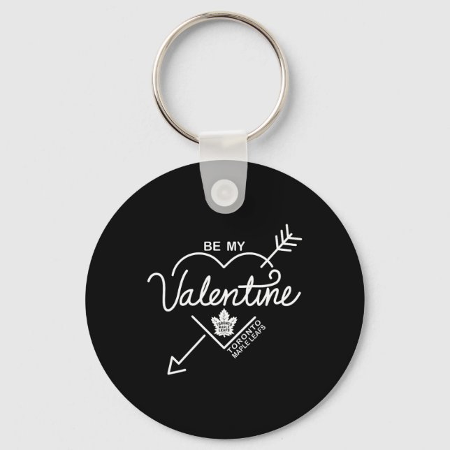 Chaveiro Toronto Maple Leafs Be My Valentine Azul Oficial (Frente)