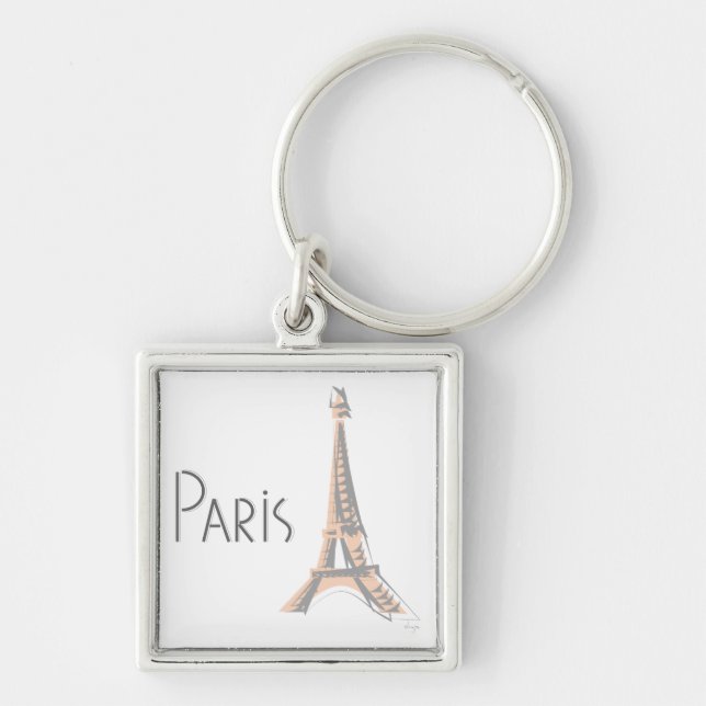 Chaveiro Torre Eiffel da Cinza PARIS (Frente)