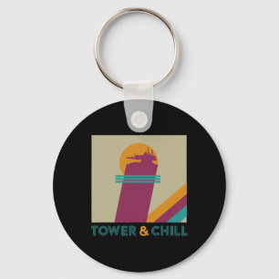 Chaveiro Torre Retro e Chillar - Gamer Titã Caçador Feitice