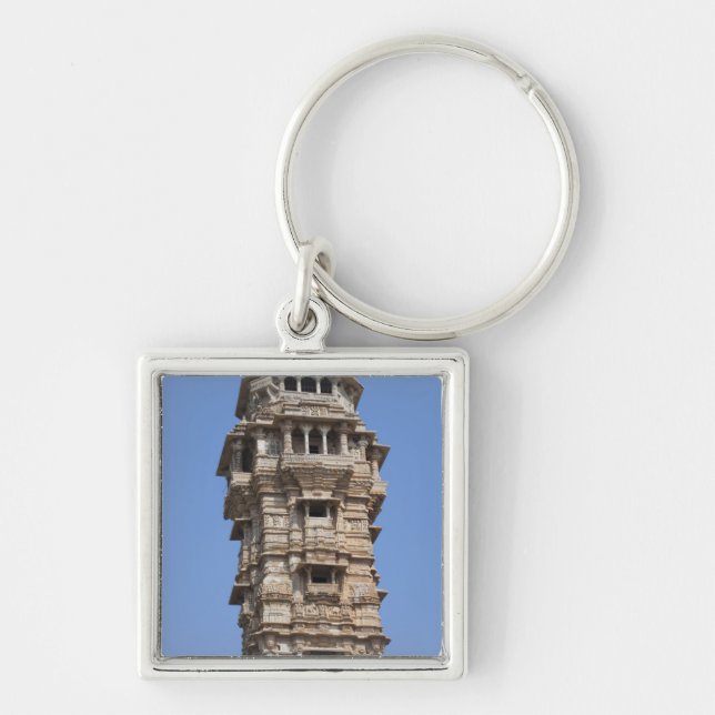 Chaveiro Torre Victoria no Forte Chittorgarh, Índia (Frente)