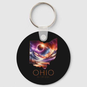 Chaveiro Total Solar Eclipse 2024 State Ohio Totality April