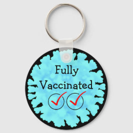 Chaveiro Totalmente Vacinado contra o Botão Covid 19