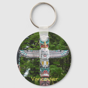 Chaveiro Totem pólos - parque de Stanley, Vancôver