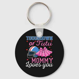 Chaveiro Touchdown Ou Tutu Mamãe Ama Você Futebol Gênero