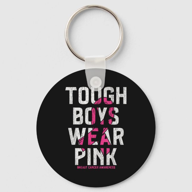 Chaveiro Tough Boys Wear Nk Breast Cancer Awareness Shirts  (Frente)