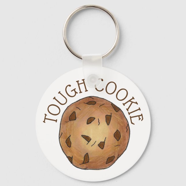Chaveiro TOUGH COOKIE Chocolate Chip Baker Foodie Dessert (Frente)