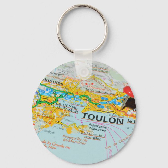 Chaveiro Toulon, França (Frente)