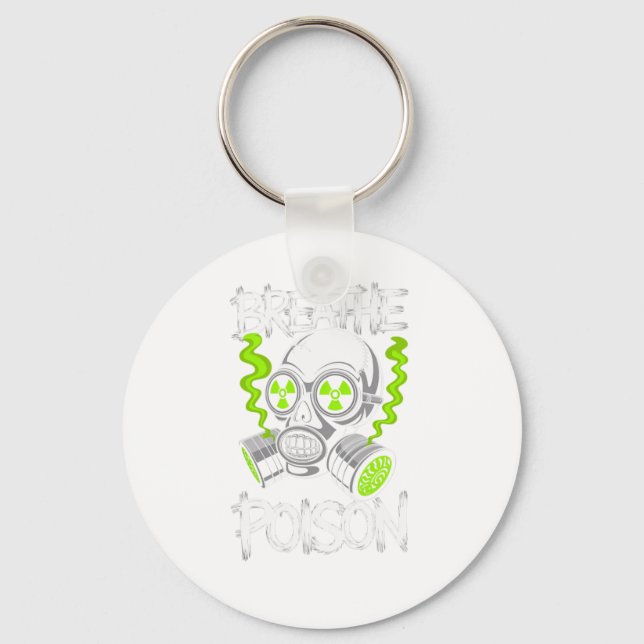 Chaveiro Toxic Skull Drifter Sticker  (Frente)
