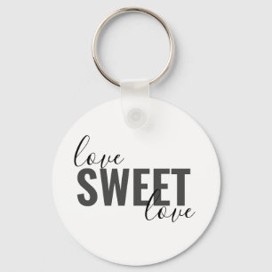 Chaveiro Tpografia do bonito AMOR DOCE LOVE
