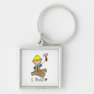 Chaveiro Trabalhador da Construção I Constrói Camisetas e P