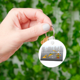 Chaveiro Trabalhador de Construção Robot