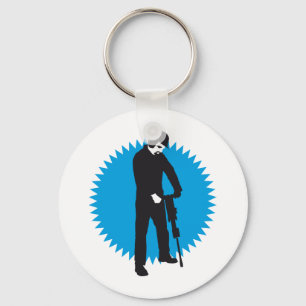 Chaveiro trabalhador do martelo