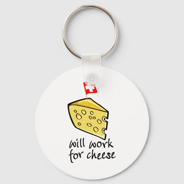 Chaveiro Trabalhará Para Queijo (Frente)
