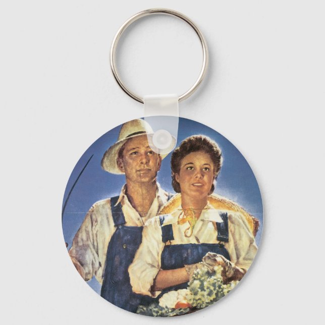 Chaveiro Trabalhe em uma Fazenda... Este Verão (Frente)