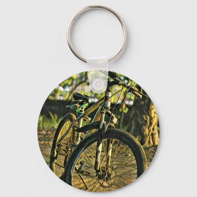 Chaveiro Trabalho de arte de bicicleta (Frente)