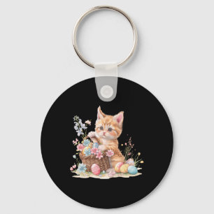 Chaveiro Trabalho de arte de Ovos de Gatinho Páscoa