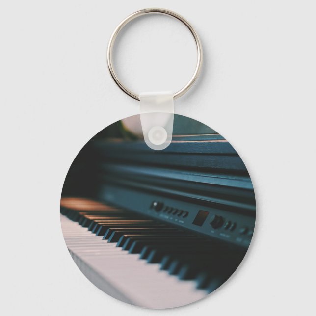 Chaveiro Trabalho de arte de Piano Bonito (Frente)