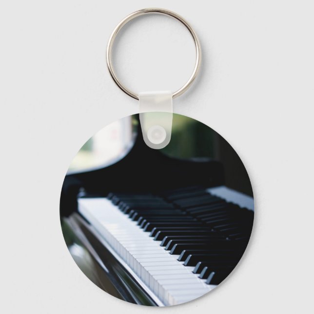 Chaveiro Trabalho de arte de Piano Bonito (Frente)