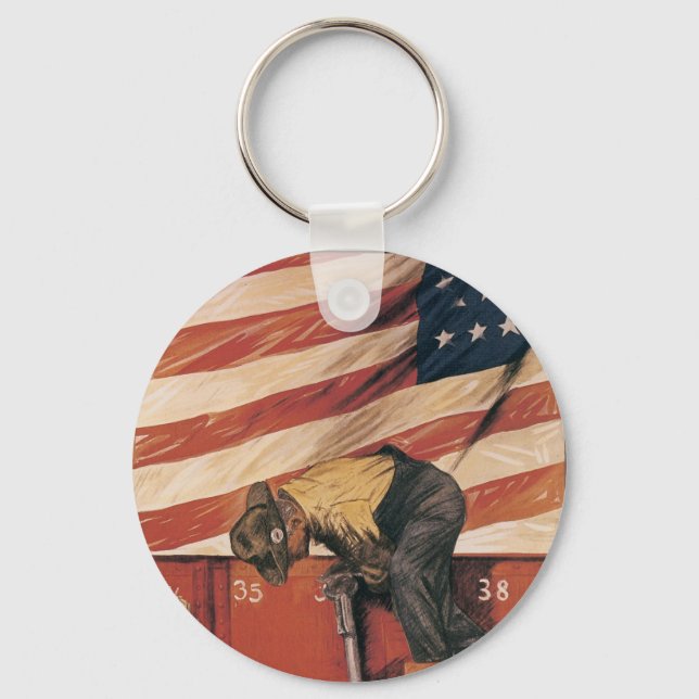 Chaveiro Trabalho em equipe vence (Frente)